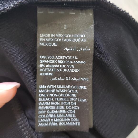 Chicos Travelers Jacket Skirt Set Womens L /2 Lace Trim Open Front Career Whimsy - Picture 11 of 13